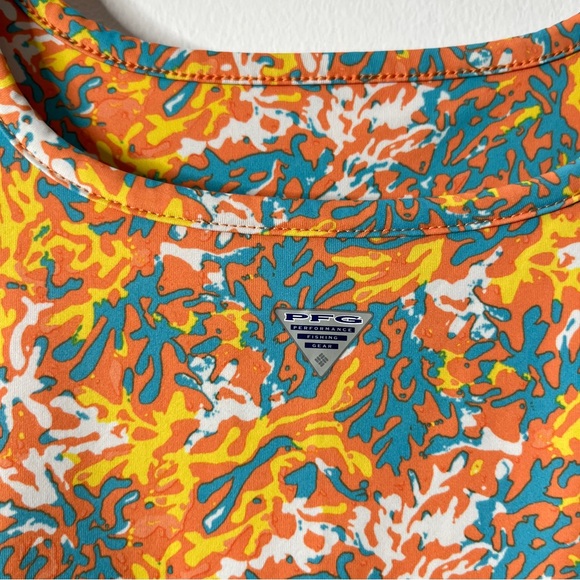 Columbia PFG Multicolor Dress Sleeveless Women's M Summer Outdoor Active - Picture 5 of 7